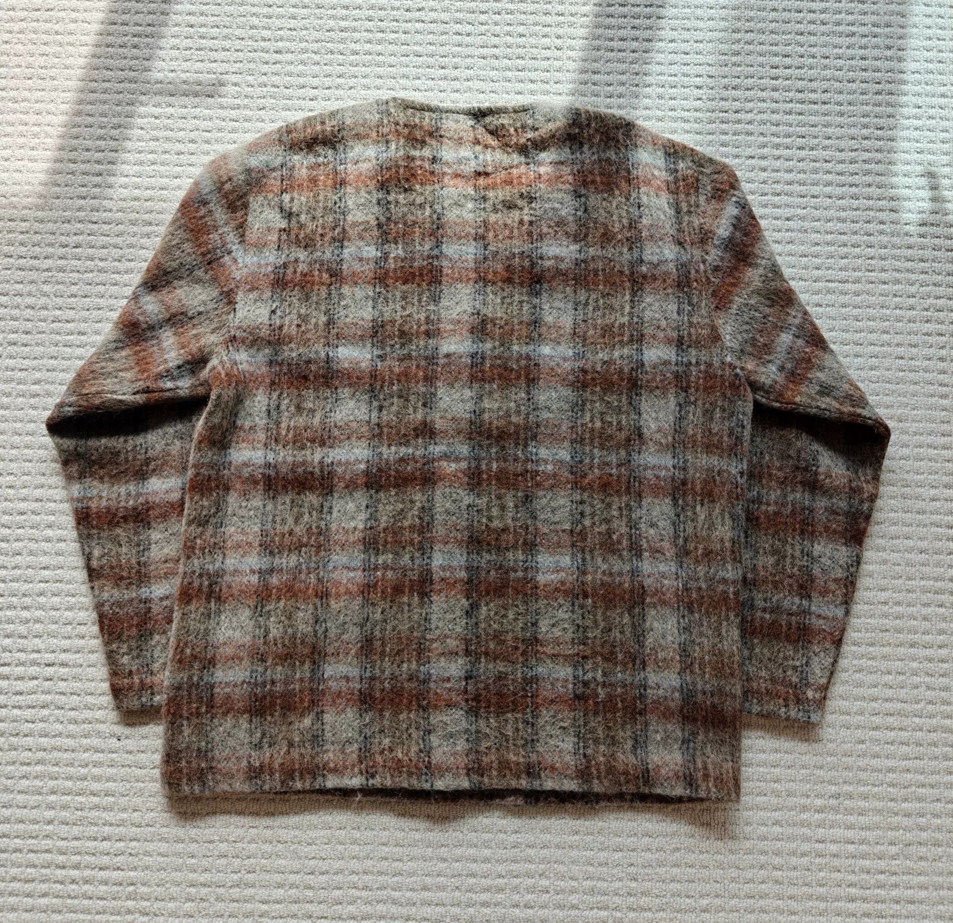Our Legacy Our Legacy Check Mohair Button Cardigan Size US L / EU 52-54 / 3 - 5 Thumbnail