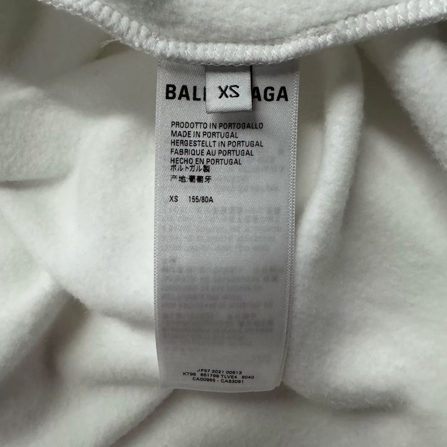 Balenciaga Balenciaga Rainbow Flag White Hoodie Size US XS / EU 42 / 0 - 5 Thumbnail