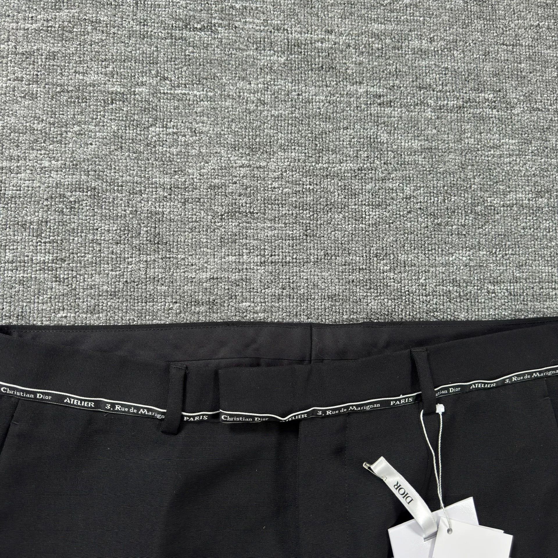 Dior Dior Black Tailored Trousers Size US 30 / EU 46 - 2 Thumbnail