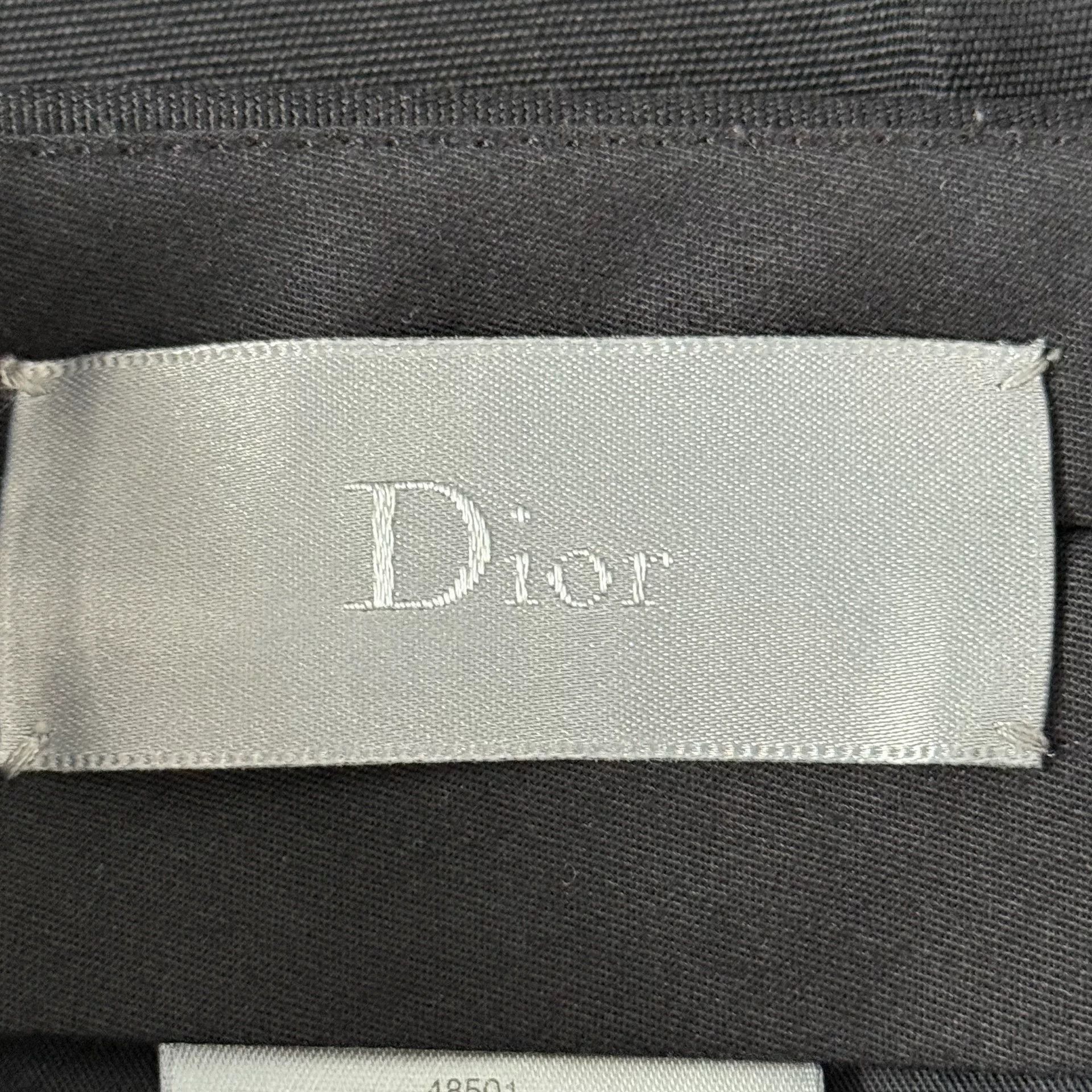 Dior Dior Black Tailored Trousers Size US 30 / EU 46 - 3 Thumbnail