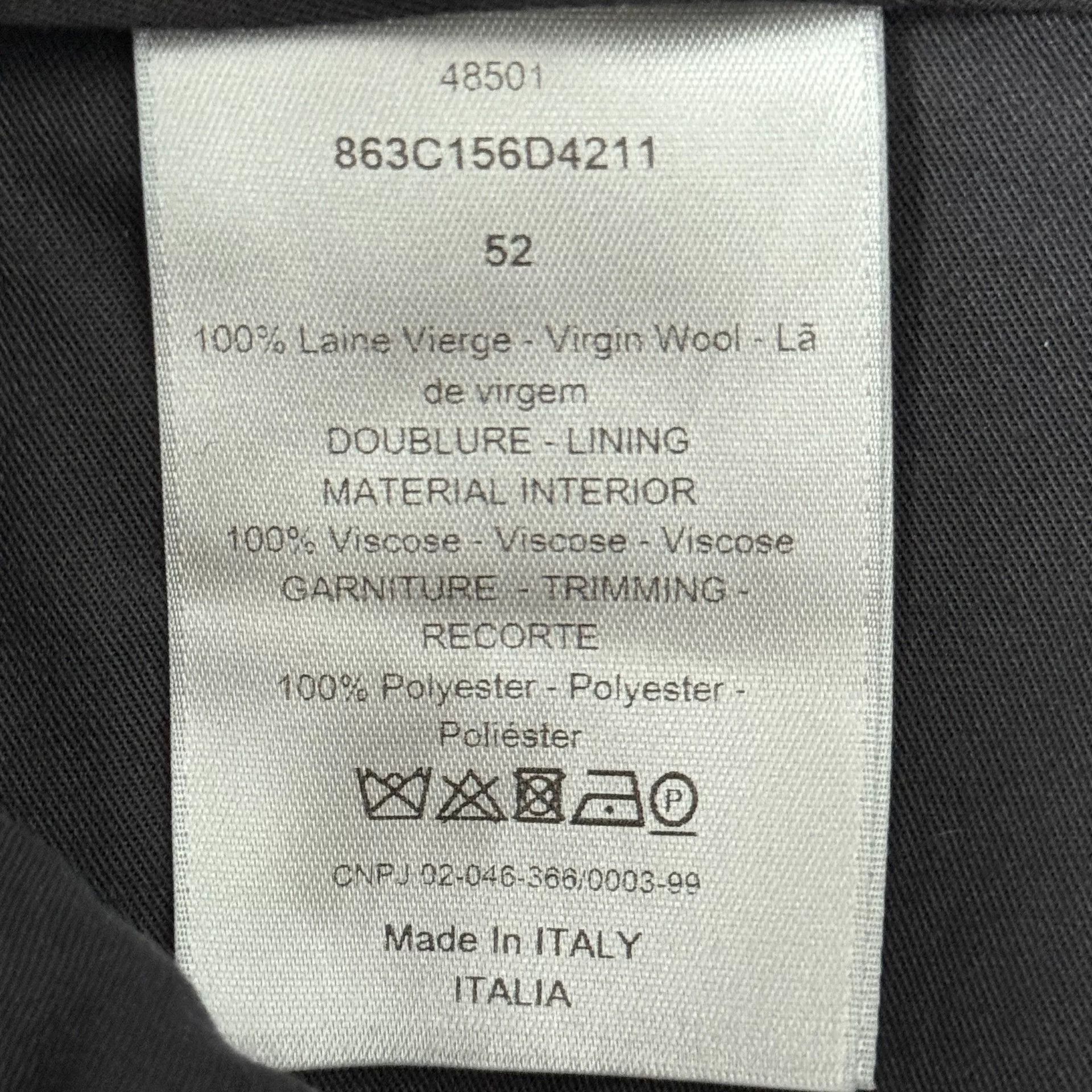 Dior Dior Black Tailored Trousers Size US 30 / EU 46 - 4 Thumbnail