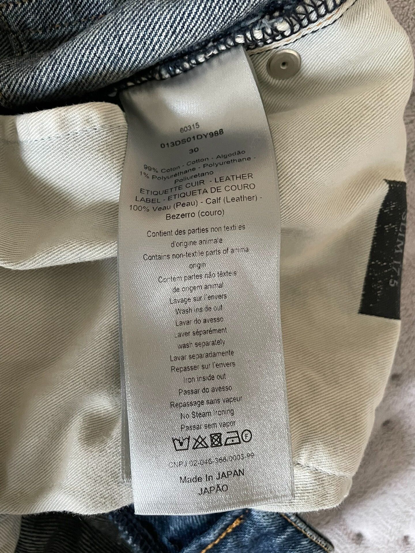 Dior Dior Stussy Slim Fit Jeans 30 Size US 30 / EU 46 - 7 Thumbnail