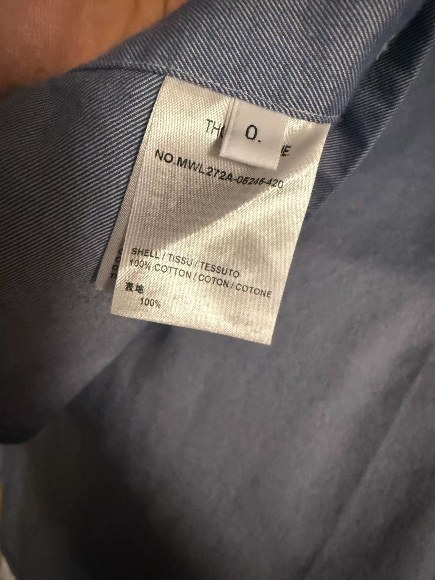 Thom Browne Thom Browne Four-Bar Shirt Size US XS / EU 42 / 0 - 4 Thumbnail