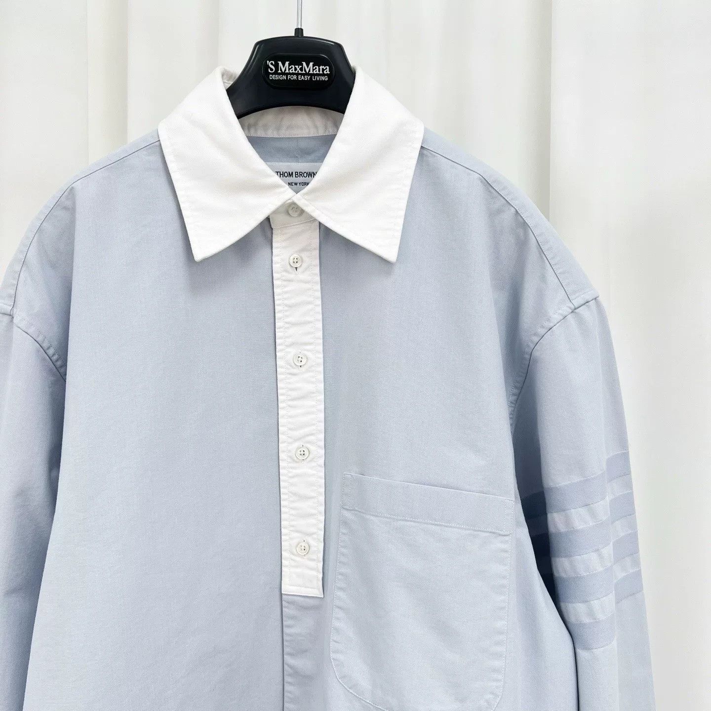 Thom Browne Thom Browne 4-Bar Polo Longsleeve Size US M / EU 48-50 / 2 - 3 Thumbnail