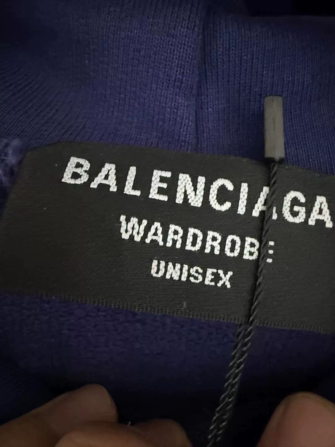 Balenciaga Balenciaga Blue Coke Embroidery Hoodie Size US L / EU 52-54 / 3 - 4 Thumbnail