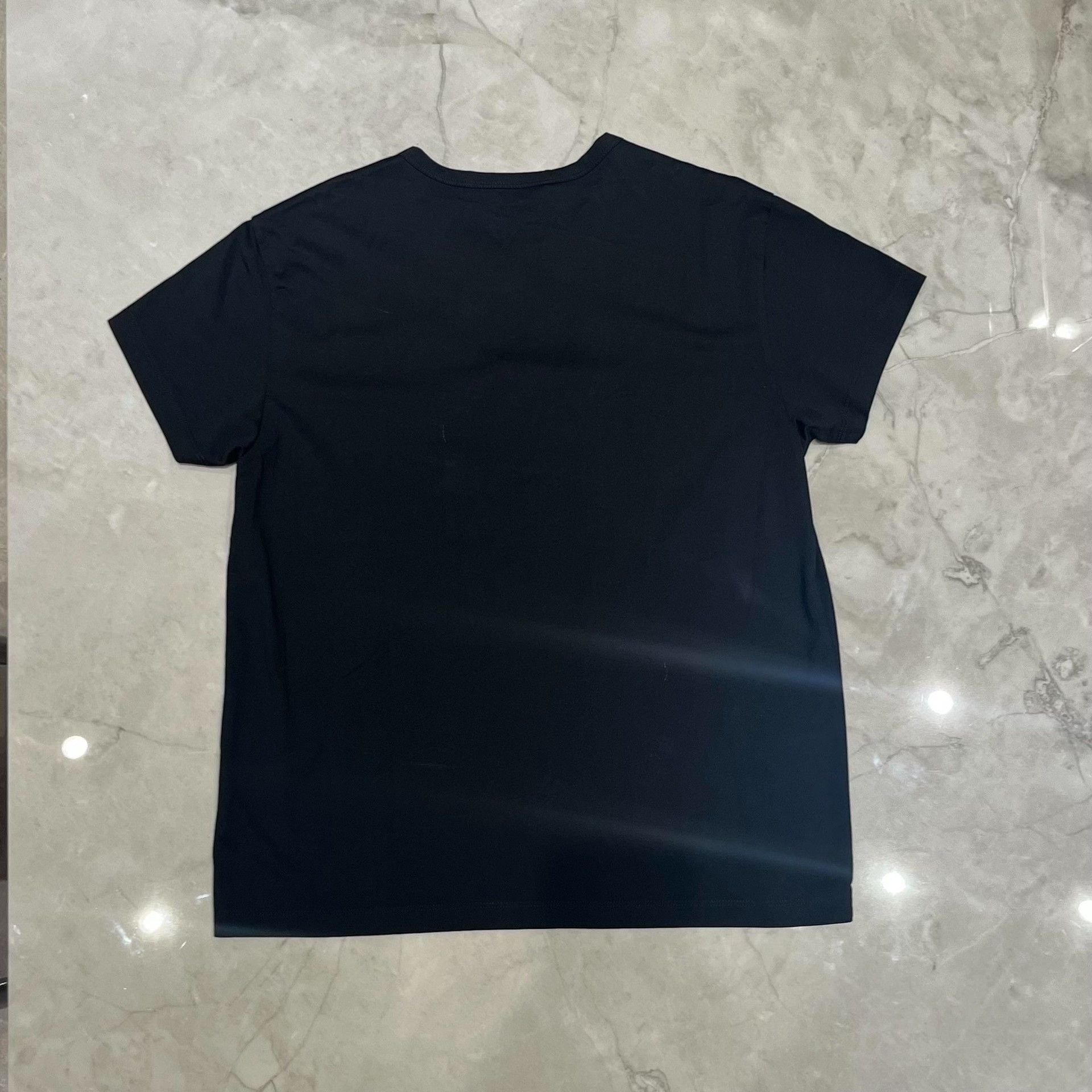 Givenchy Givenchy Black Floral Embroidery Short Sleeve T-shirt Size US L / EU 52-54 / 3 - 2 Thumbnail