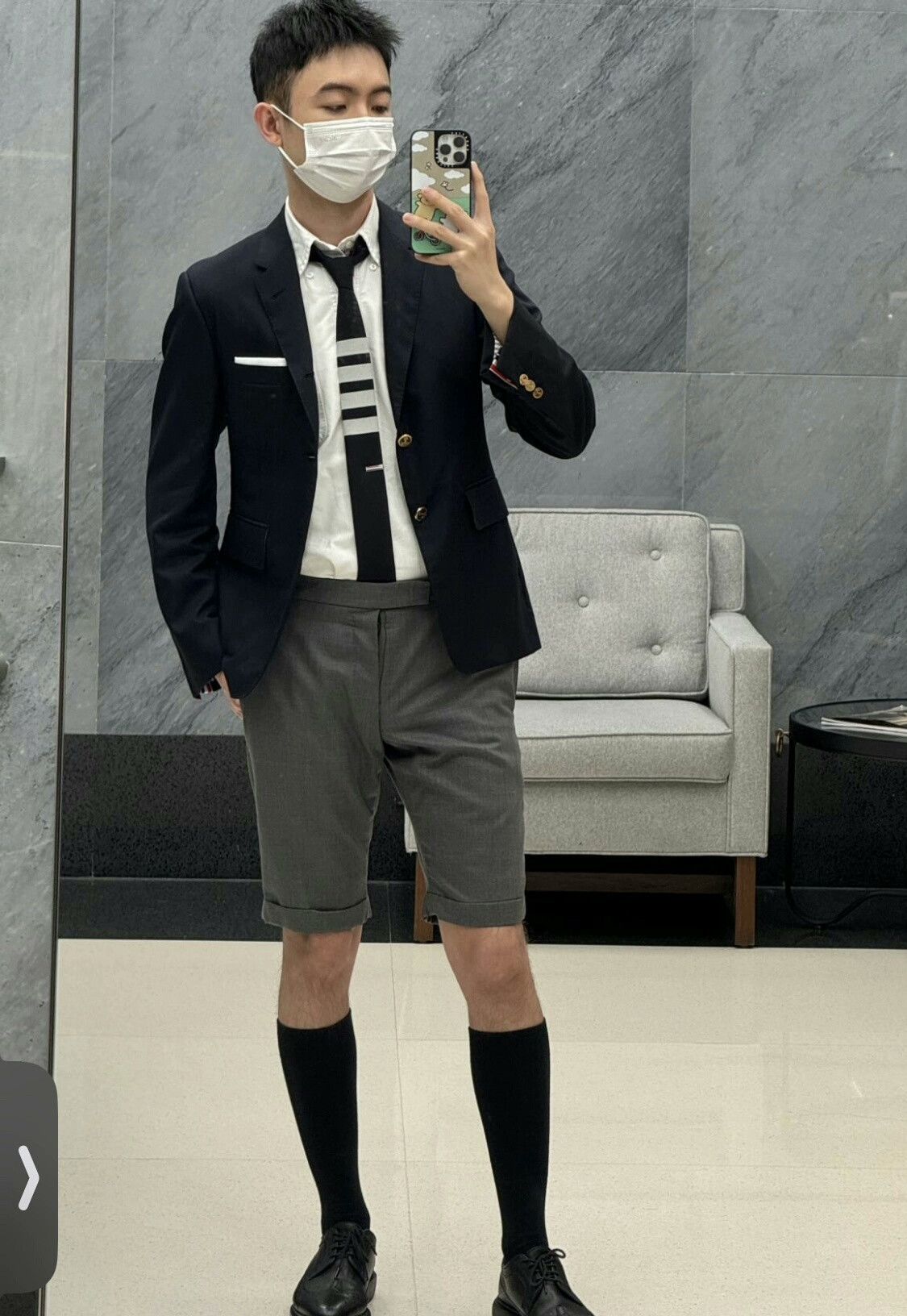 Thom Browne Thom Browne Three-Stripe Shorts Size US 28 / EU 44 - 7 Thumbnail