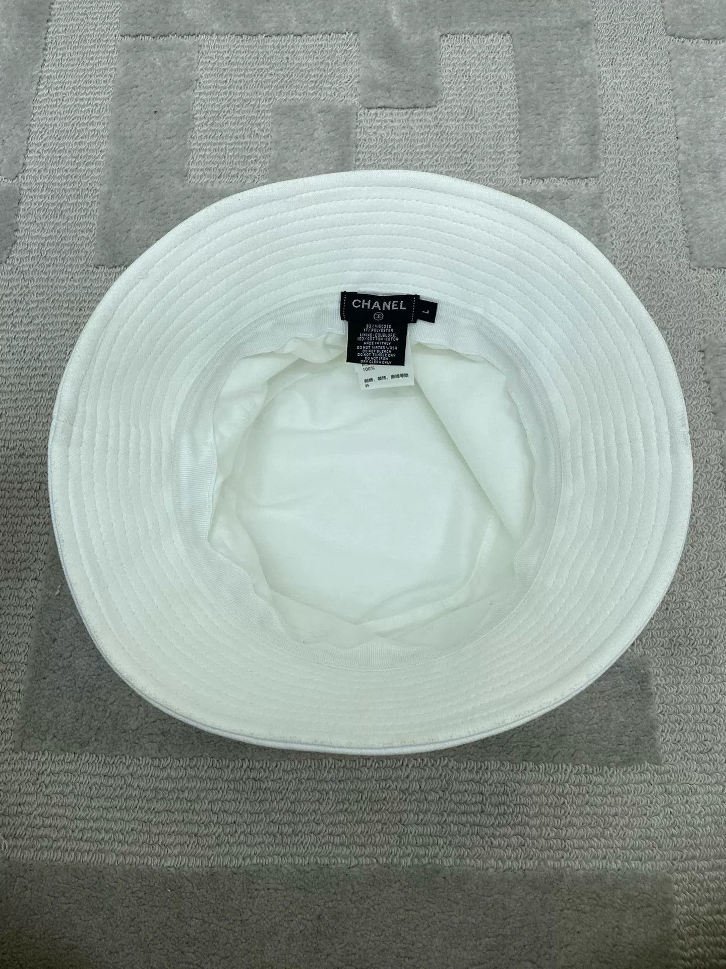 Chanel chanel white fisherman's hat size large Size ONE SIZE - 4 Thumbnail
