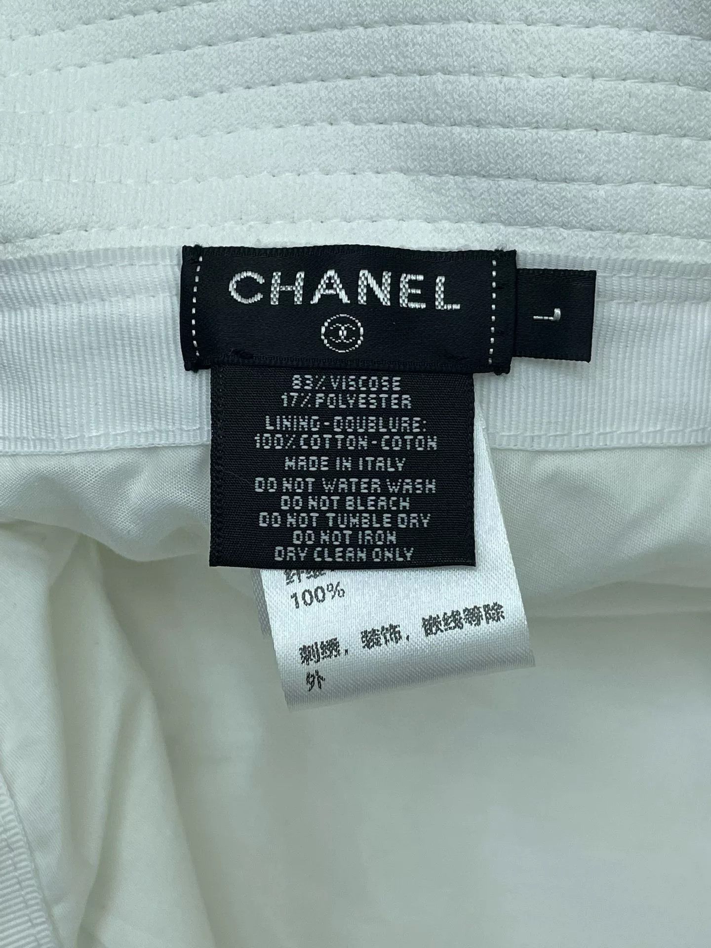 Chanel chanel white fisherman's hat size large Size ONE SIZE - 5 Thumbnail