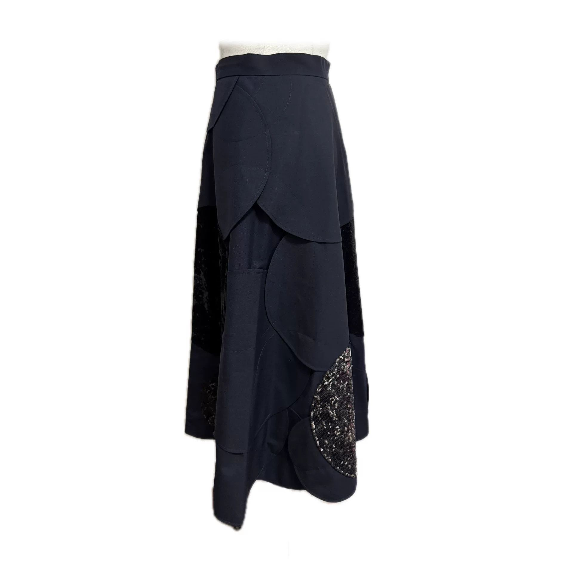 Junya Watanabe junya Watanabe irregular patchwork midi skirt Size US 26 / EU 42 - 3 Thumbnail