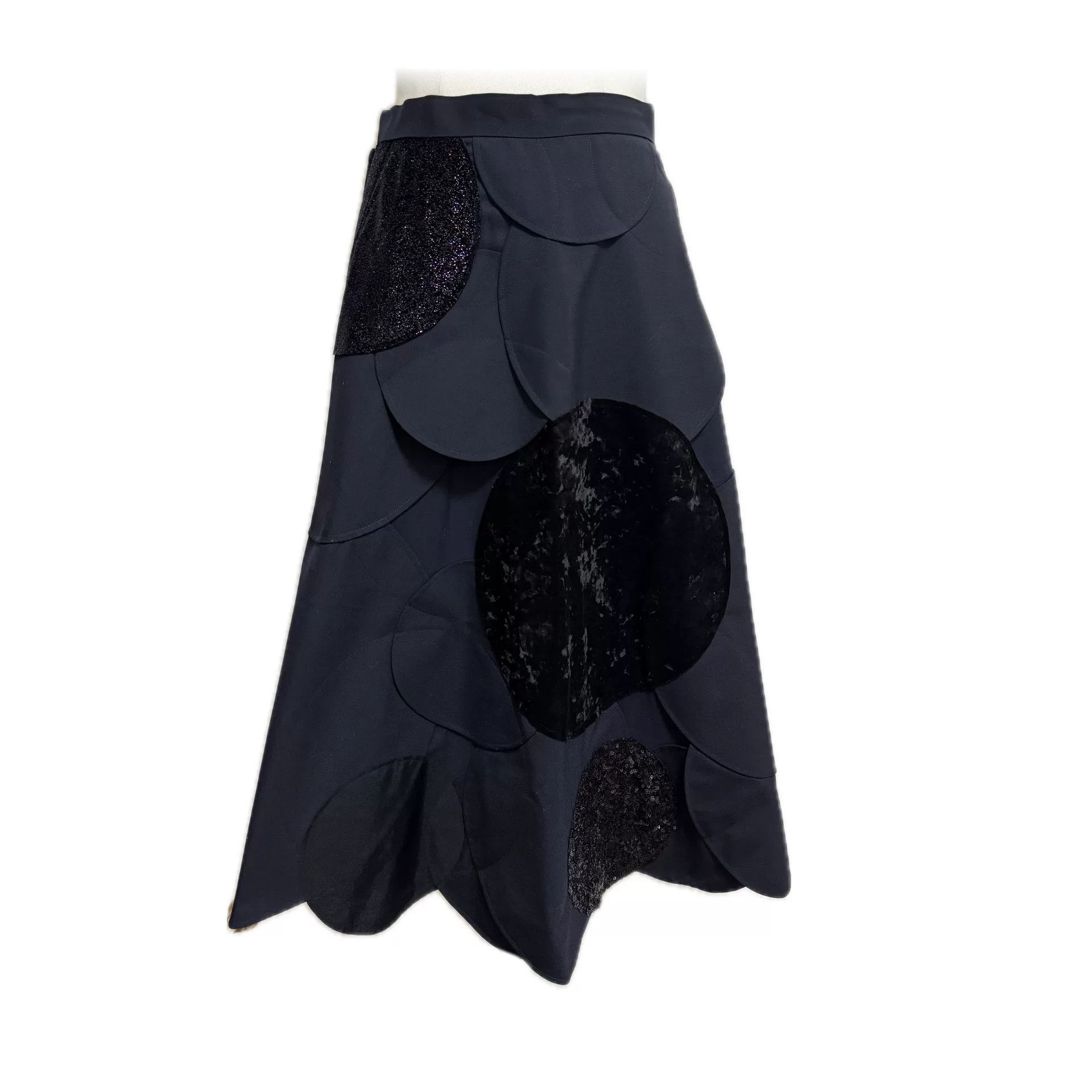 Junya Watanabe junya Watanabe irregular patchwork midi skirt Size US 26 / EU 42 - 2 Thumbnail