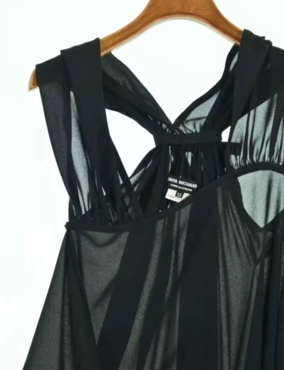 Junya Watanabe junya watanabe black sheer dress Size US M / EU 48-50 / 2 - 3 Thumbnail