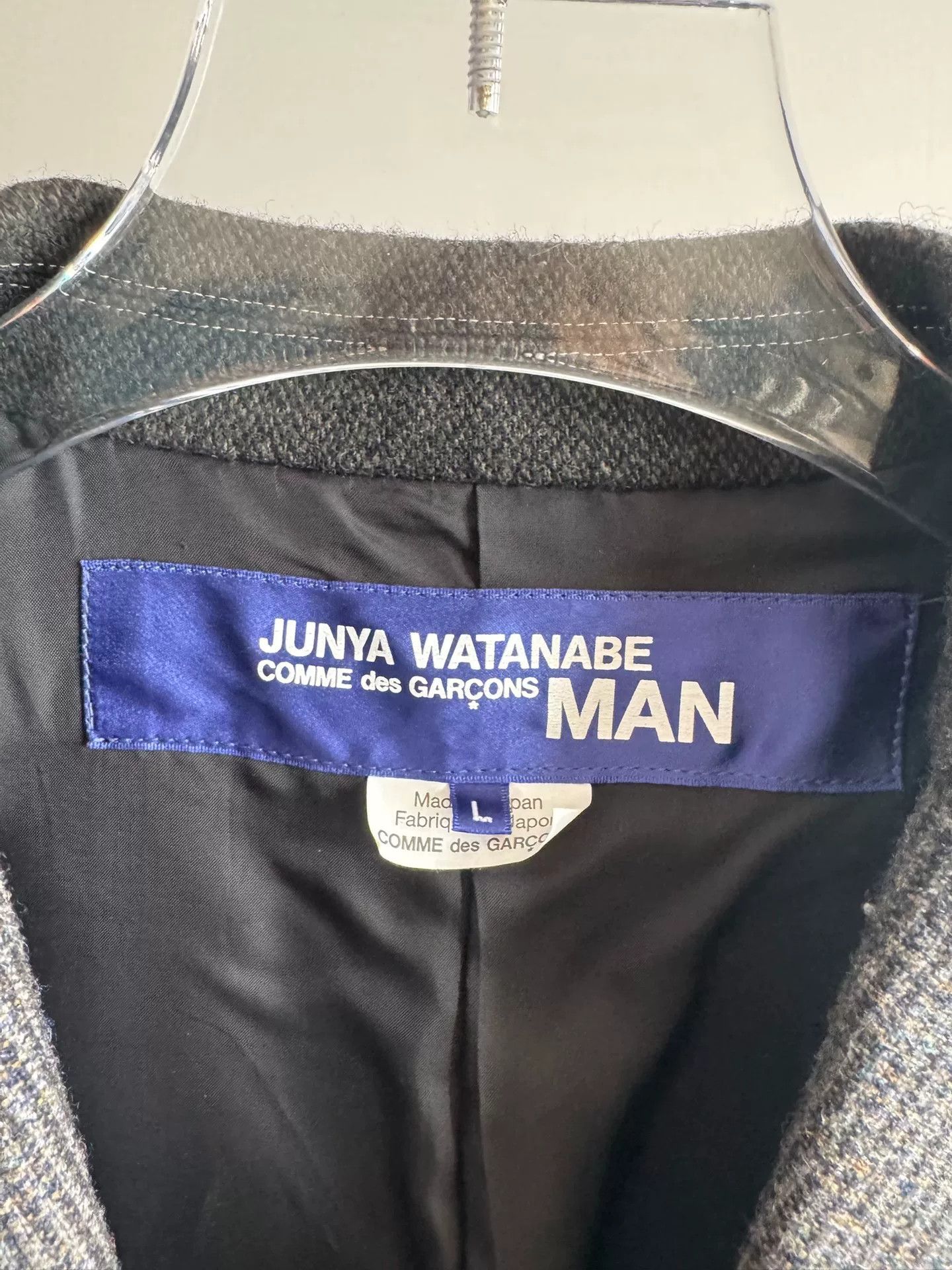 Junya Watanabe junya watanabe cdg houndstooth wool suit Size US L / EU 52-54 / 3 - 3 Thumbnail