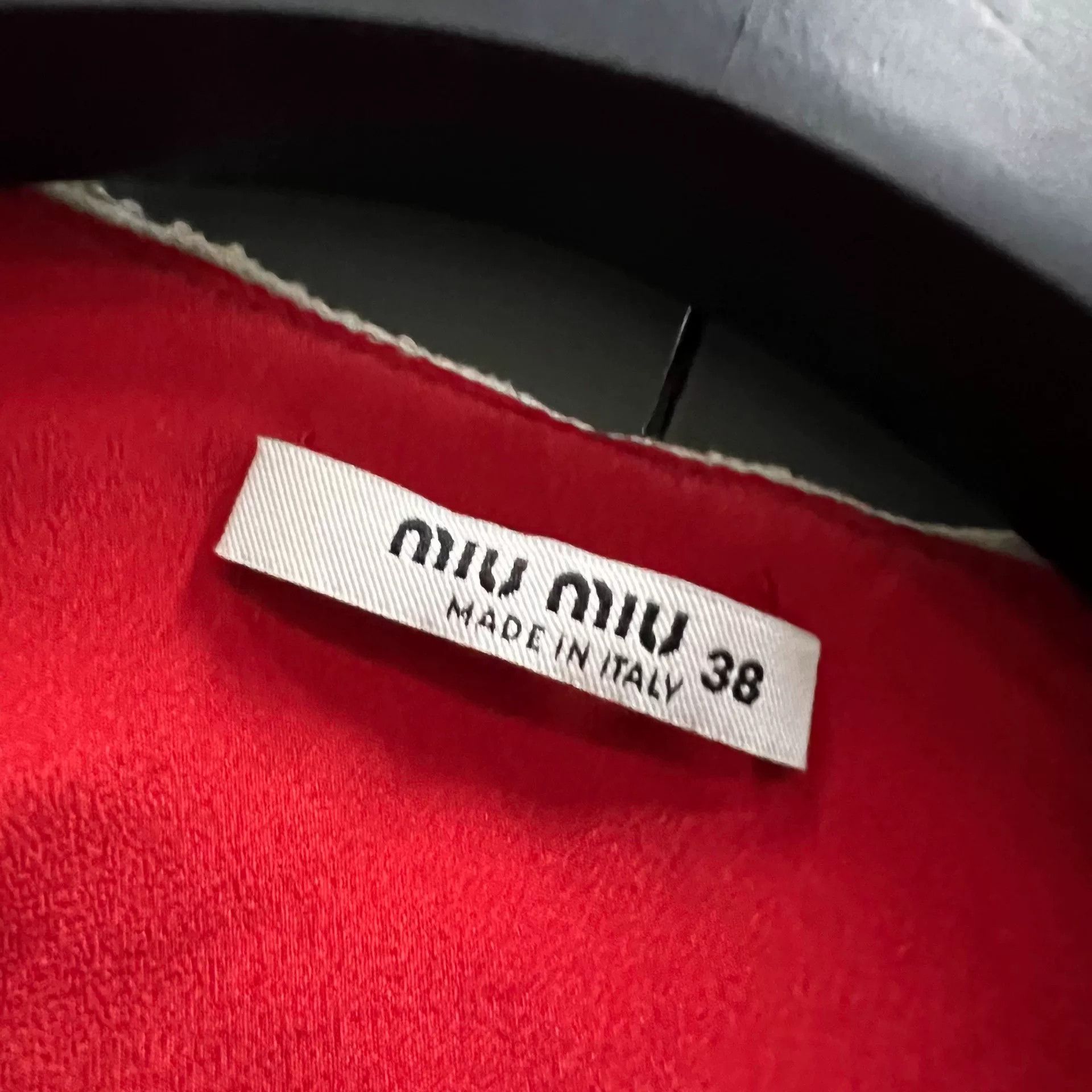 Miu Miu miu miu red floral print dress Size US 38 / EU 54 - 2 Thumbnail