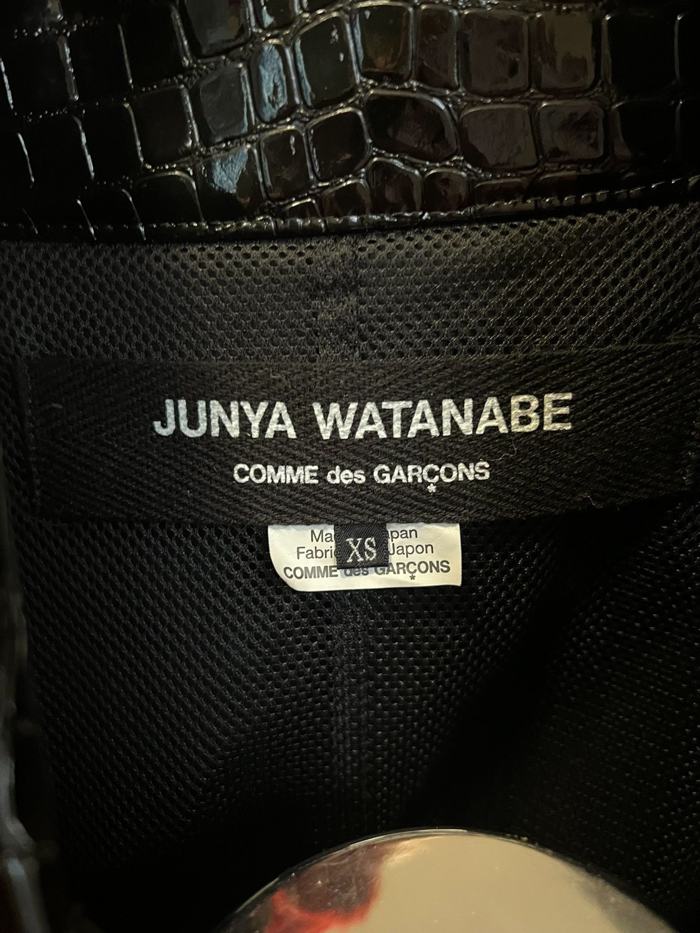 Junya Watanabe black cropped leather jacket Size US M / EU 48-50 / 2 - 5 Thumbnail