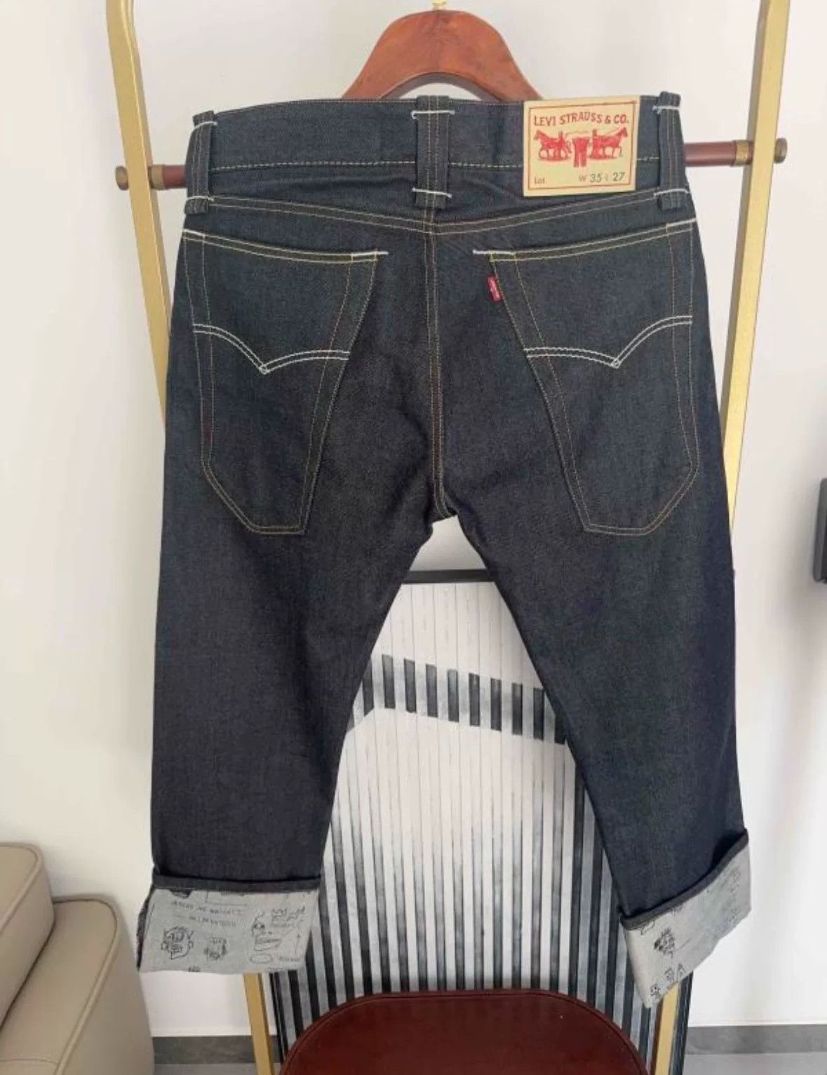 Junya Watanabe junya watanabe man levi's collaboration blue jeans Size US 27 - 2 Thumbnail
