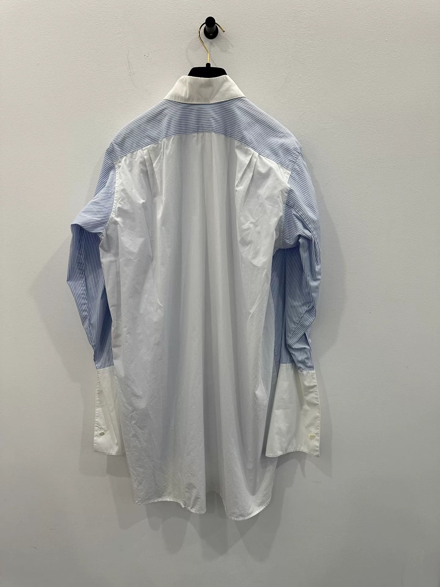 Loewe white and blue striped button-up shirt Size US S / EU 44-46 / 1 - 3 Thumbnail