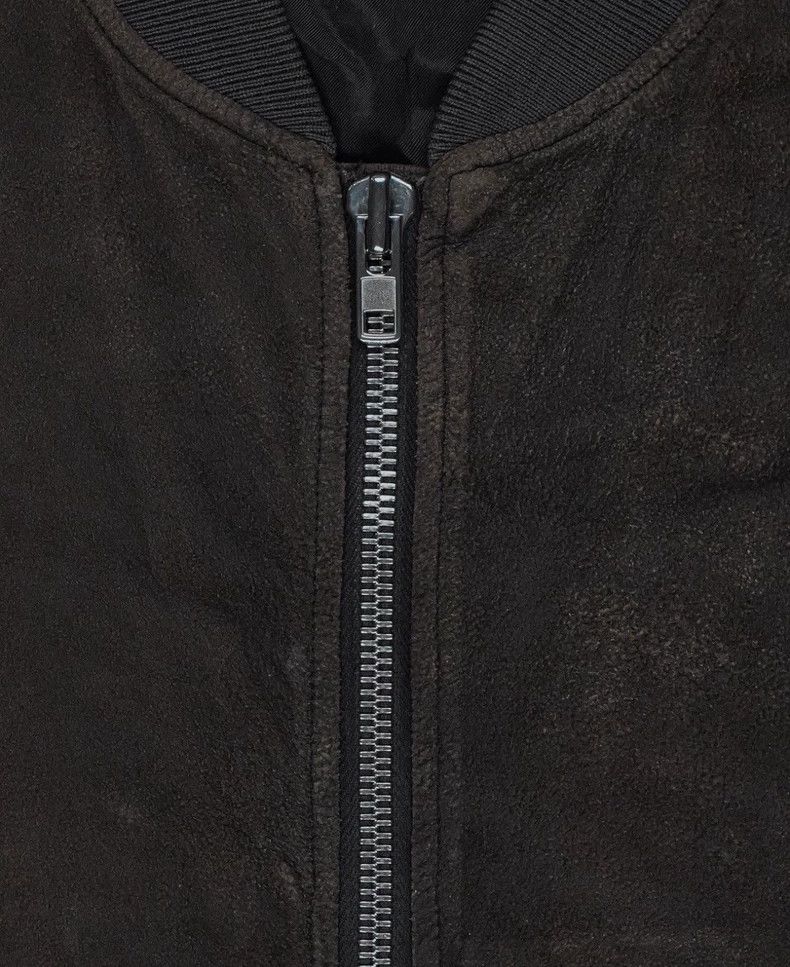 Rick Owens Rick Owens Blistered Leather Bomber Jacket Size US XS / EU 42 / 0 - 4 Thumbnail