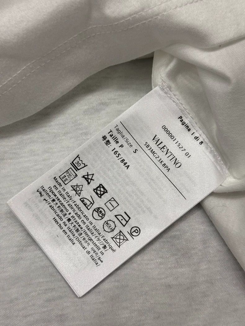 Valentino Valentino White Short Sleeve Logo T-shirt Size US S / EU 44-46 / 1 - 4 Thumbnail