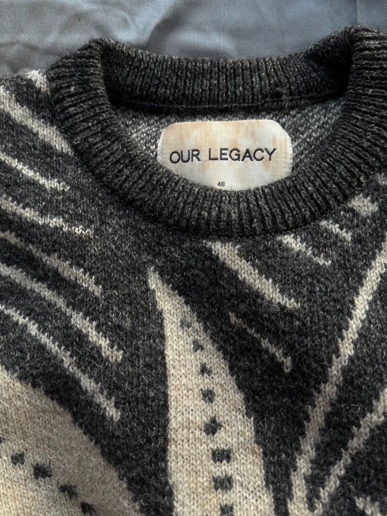 Our Legacy Our Legacy Wool-Linen Cocoon Knit Sweater Size US L / EU 52-54 / 3 - 6 Thumbnail