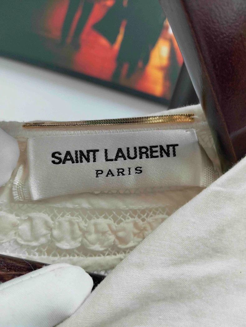 Saint Laurent Paris YSL Peter Pan Collar Dress Size 38 Size US S / EU 44-46 / 1 - 3 Thumbnail