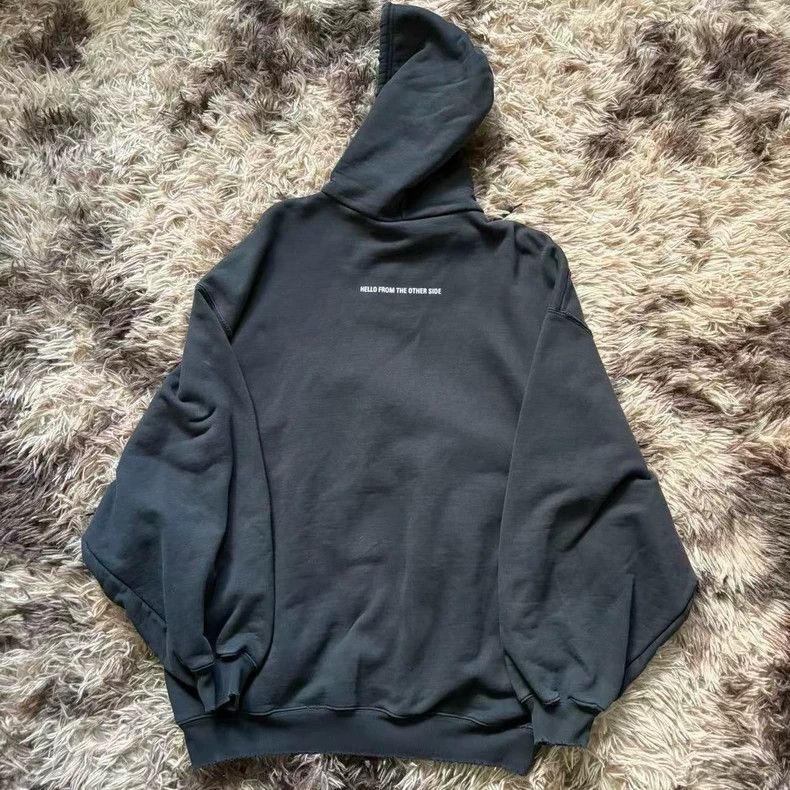 Balenciaga Balenciaga Alien Black Sweatshirt Size US M / EU 48-50 / 2 - 2 Thumbnail