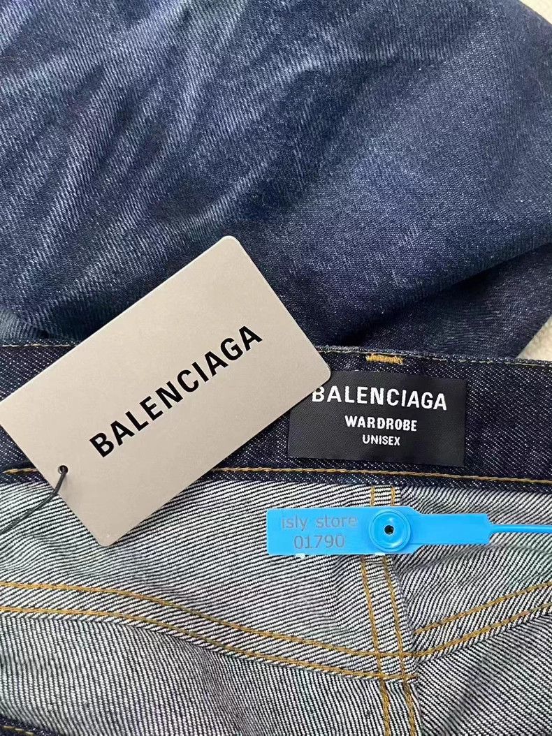 Balenciaga Balenciaga Faded Cotton Straight Jeans Size US 36 / EU 52 - 5 Thumbnail