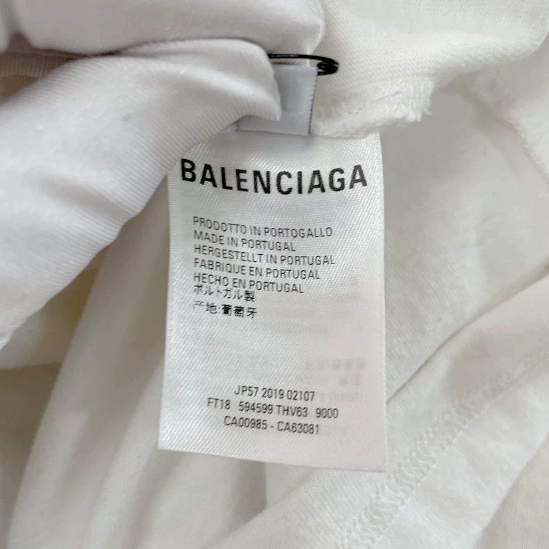 Balenciaga Balenciaga White T-shirt M Size US M / EU 48-50 / 2 - 8 Thumbnail