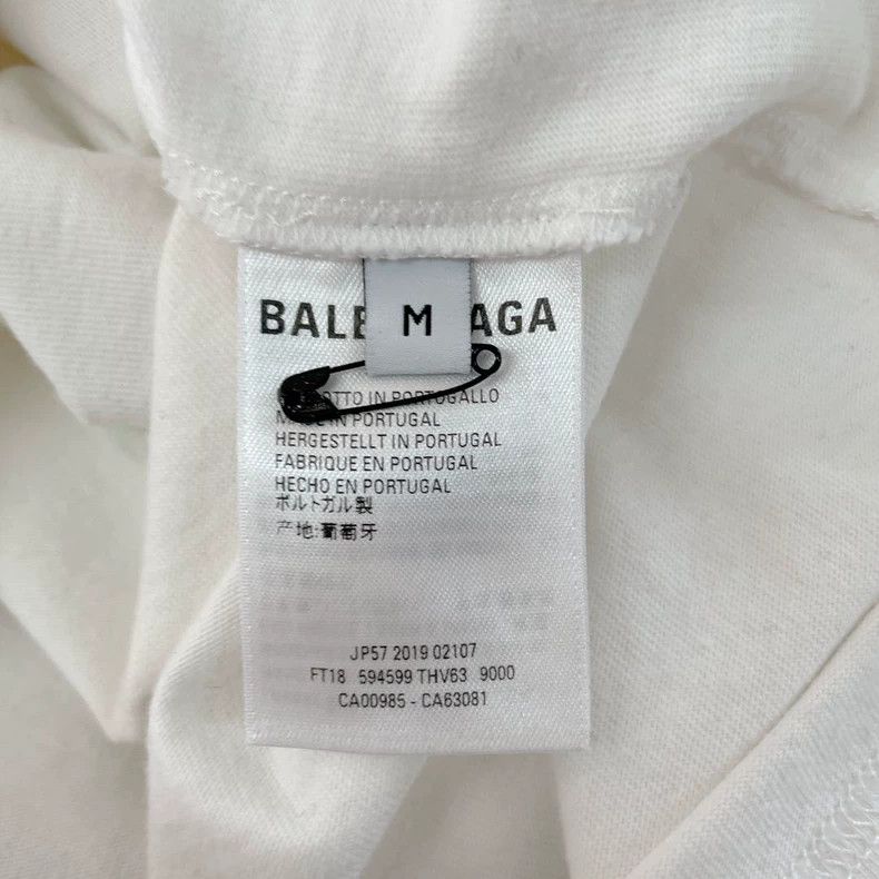 Balenciaga Balenciaga White T-shirt M Size US M / EU 48-50 / 2 - 7 Thumbnail