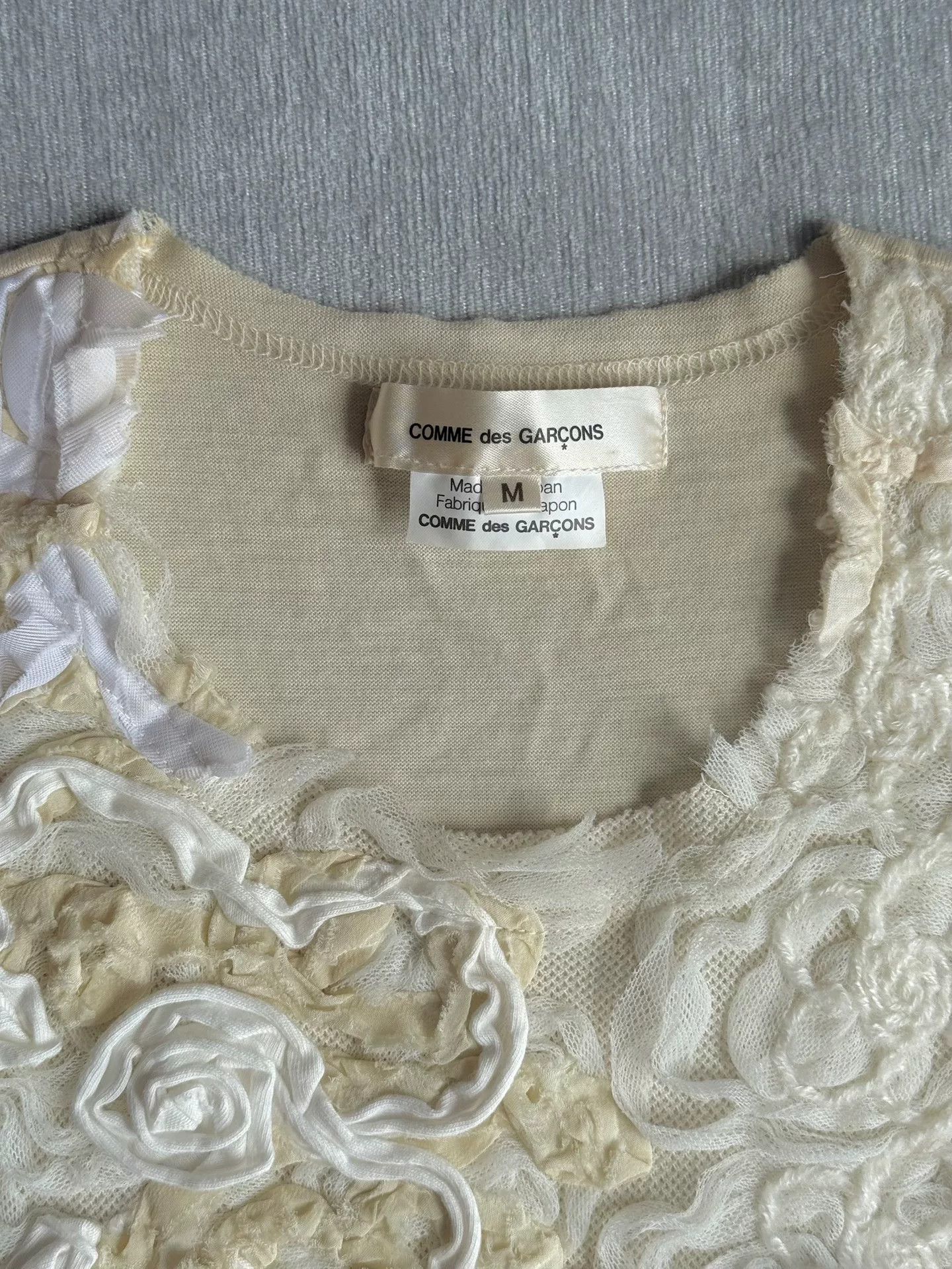 Comme des Garcons COMME des GARCONS Rose Sleeveless Top Size US M / EU 48-50 / 2 - 4 Thumbnail