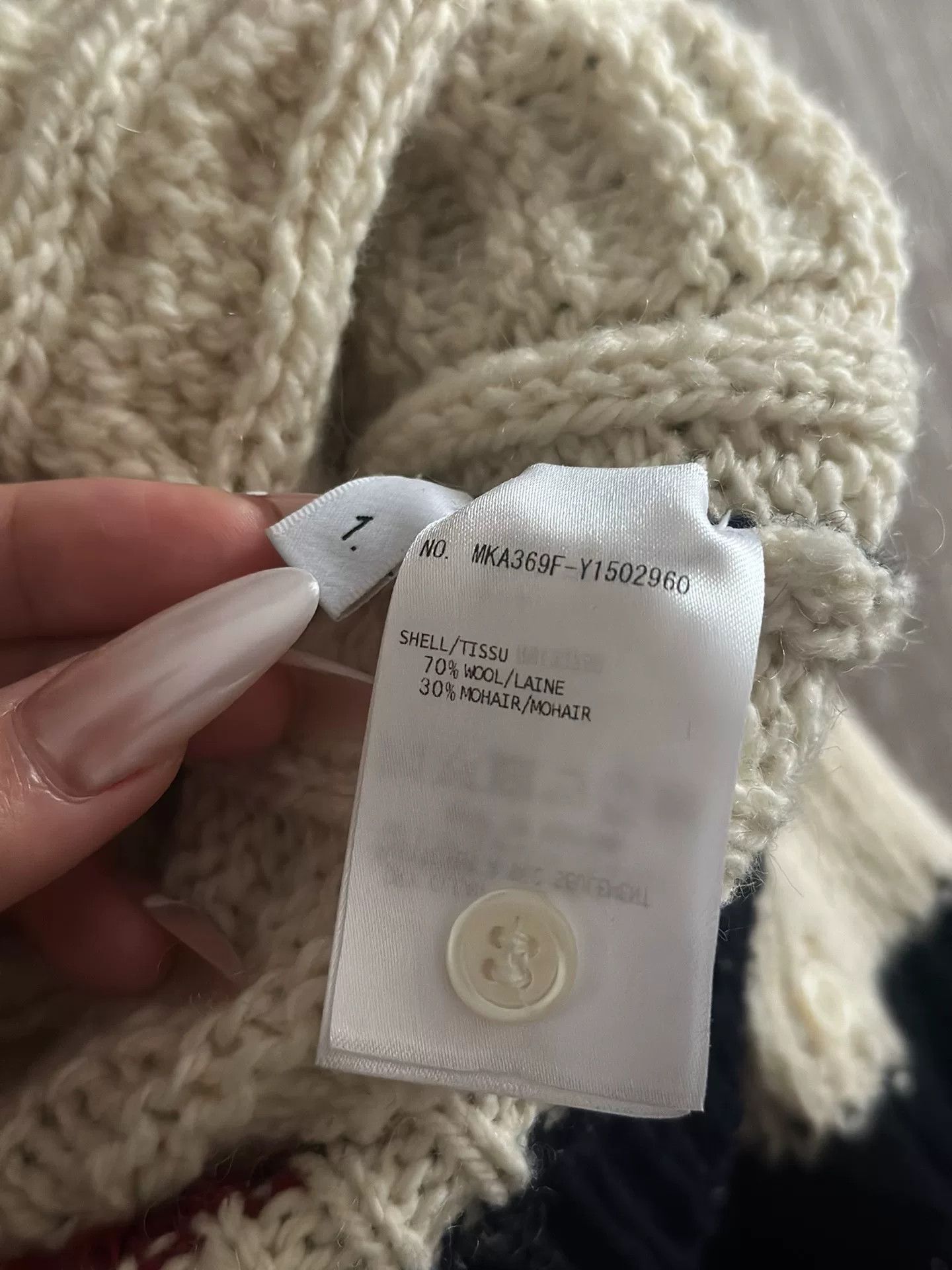 Thom Browne Thom Browne Colorblock Cable Sweater Size US XS / EU 42 / 0 - 3 Thumbnail