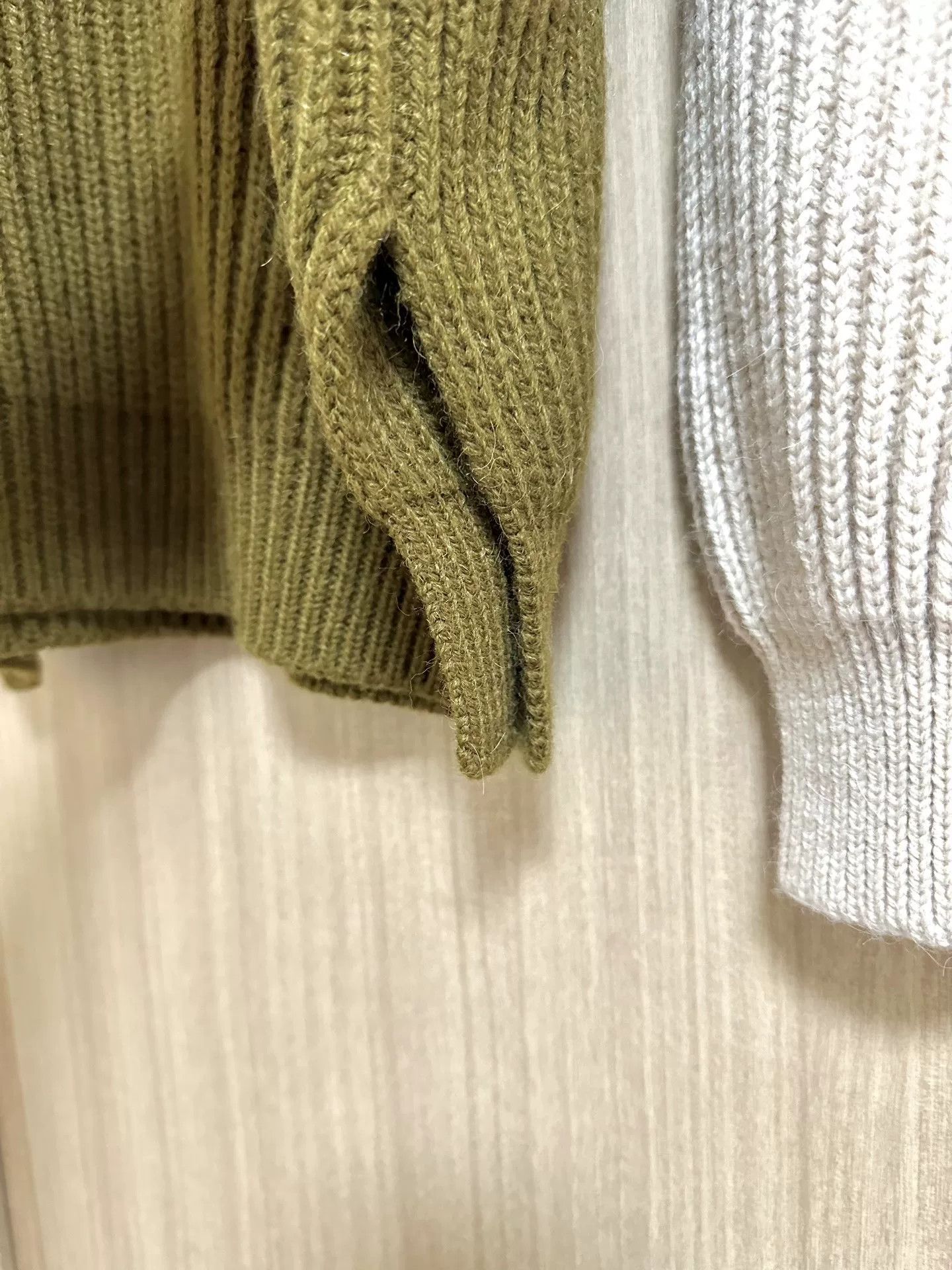Loewe LOEWE Green Wool Blend Oversize Sweater Size US S / EU 44-46 / 1 - 3 Thumbnail