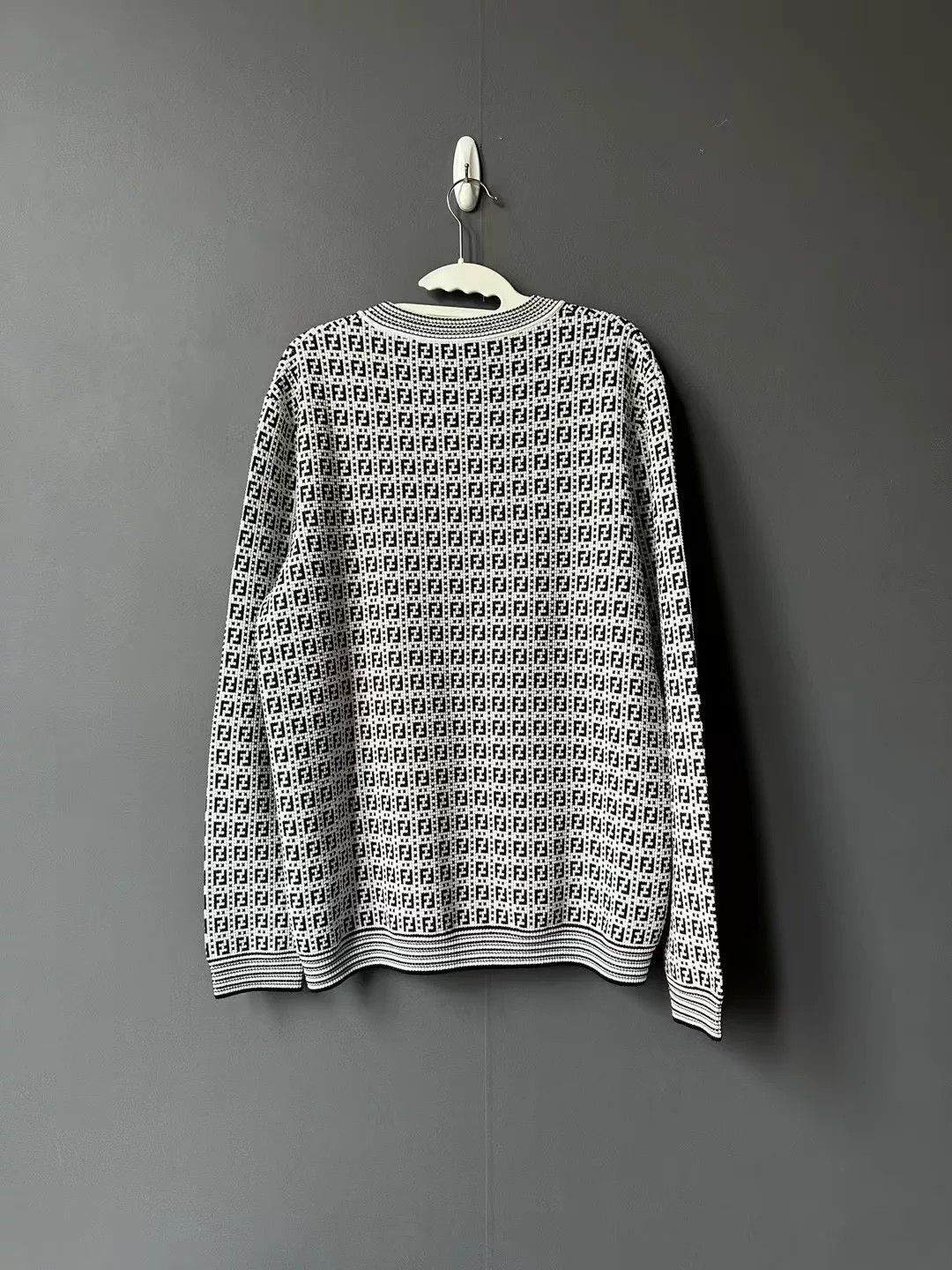 Fendi Fendi All-over Print Knit Sweater Size US XL / EU 56 / 4 - 2 Thumbnail
