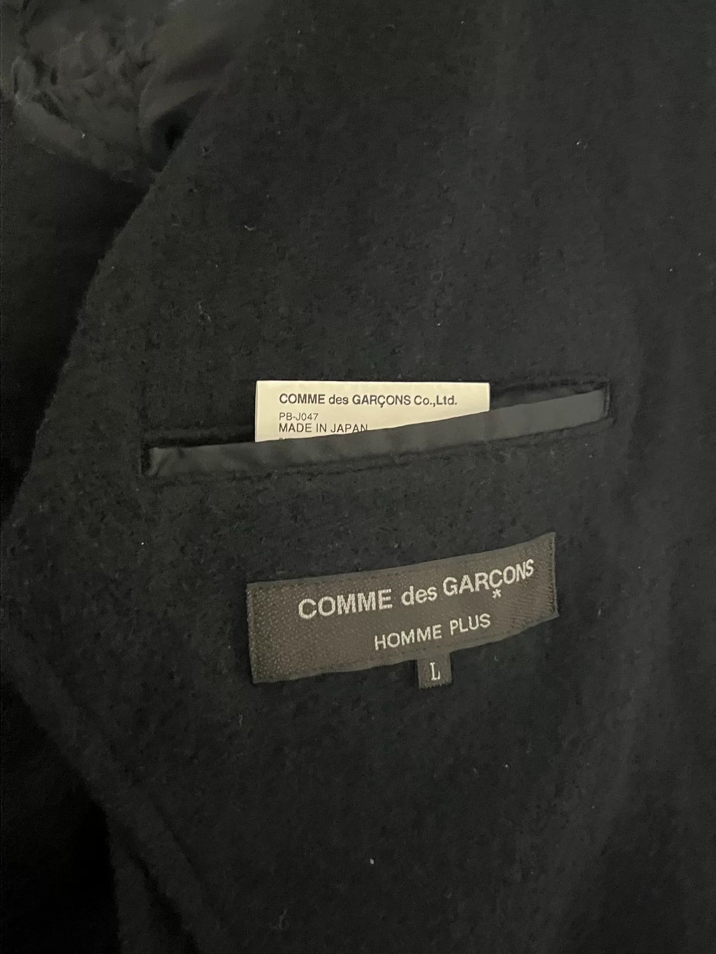 Comme des Garcons Comme des Garcons Asymmetric Wool Jacket Size US L / EU 52-54 / 3 - 4 Thumbnail