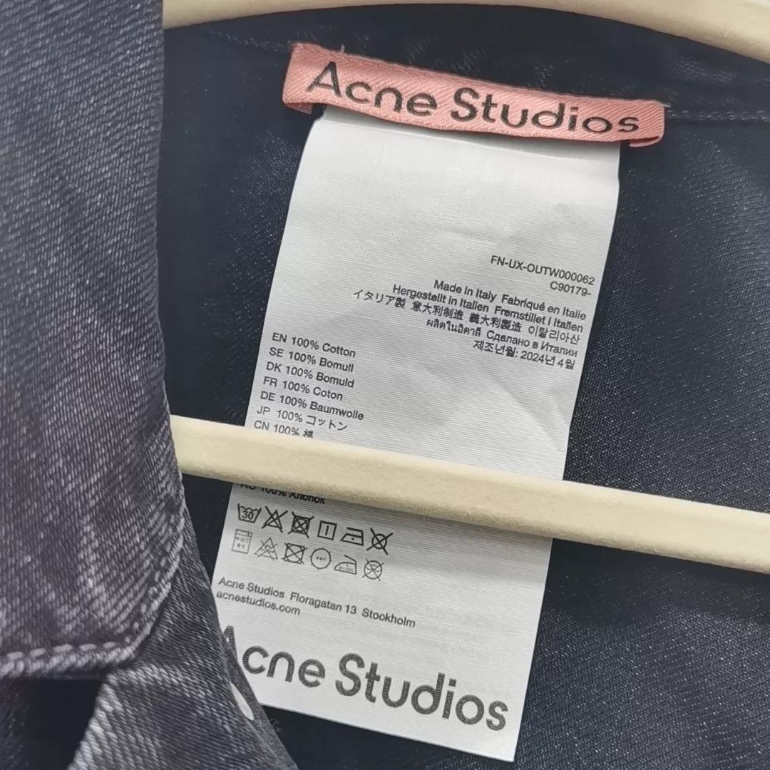 Acne Studios Acne Studios Black Denim Jacket Size US L / EU 52-54 / 3 - 2 Thumbnail