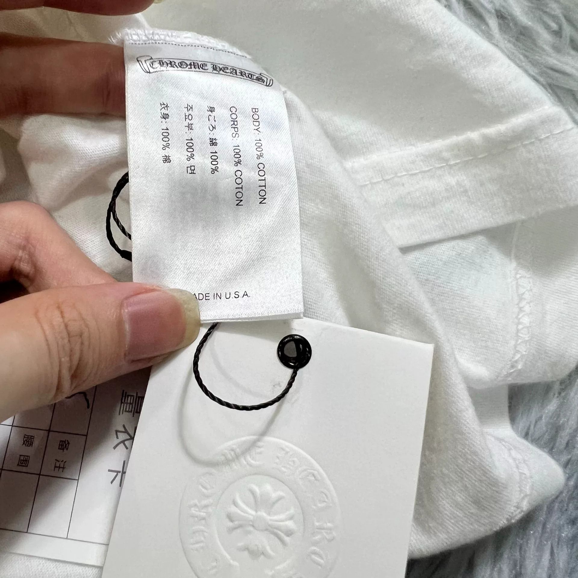 Chrome Hearts Chrome Hearts White Short Sleeve T-shirt Size US S / EU 44-46 / 1 - 4 Thumbnail