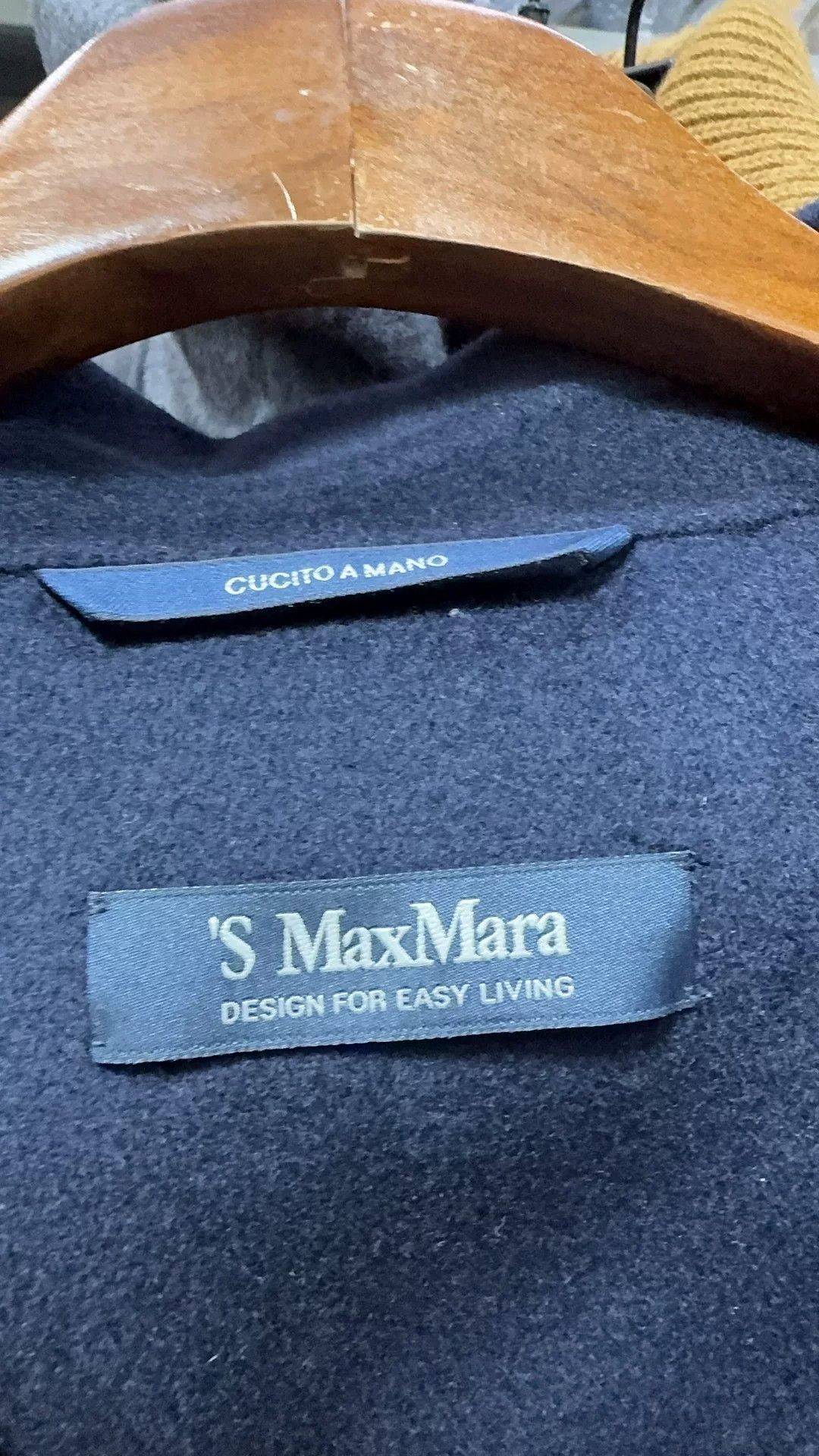 Max Mara Pure Wool Collared Tie Coat Size US S / EU 44-46 / 1 - 4 Thumbnail