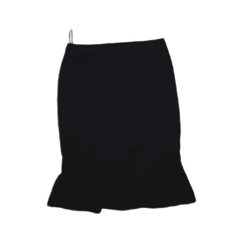 Saint Laurent Paris Saint Laurent Black Knee-Length Skirt Size US 38 / EU 54 - 2 Thumbnail