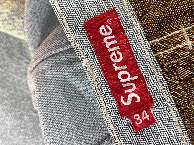 Saint Laurent Paris Supreme FW20 Regular Blue Denim Jeans Size US 34 / EU 50 - 6 Thumbnail