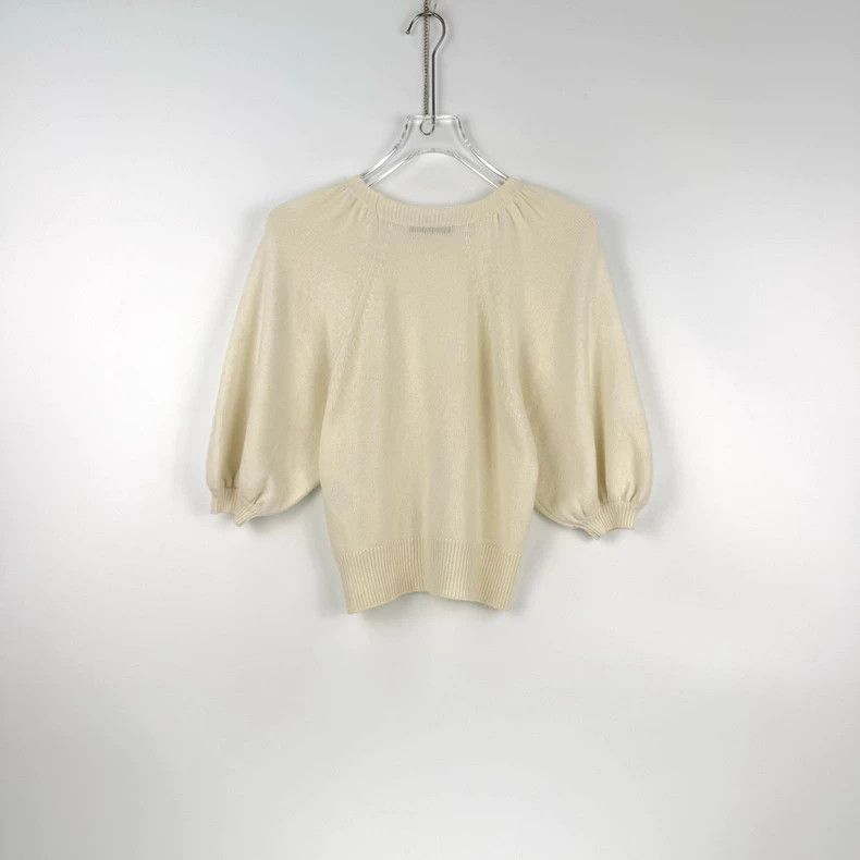 Dior Dior Beige Cashmere Lantern Sleeve Sweater Size US S / EU 44-46 / 1 - 4 Thumbnail