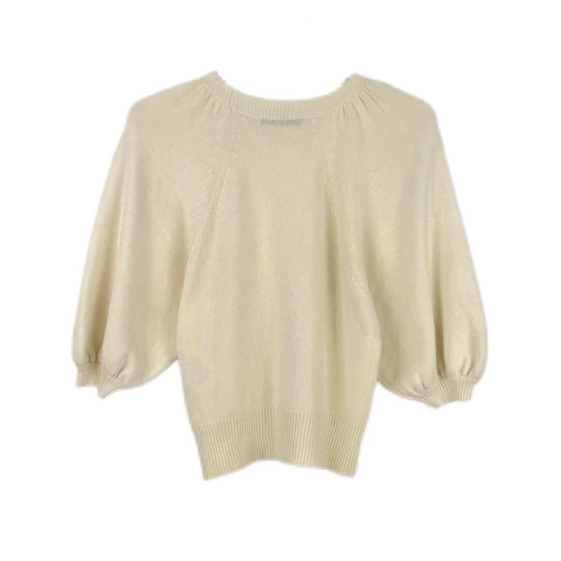 Dior Dior Beige Cashmere Lantern Sleeve Sweater Size US S / EU 44-46 / 1 - 2 Thumbnail