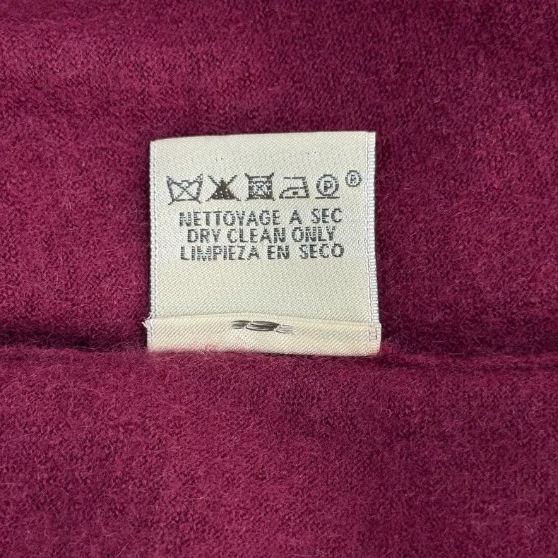 Hermes Hermes Burgundy Cashmere Sweater M Size US M / EU 48-50 / 2 - 6 Thumbnail