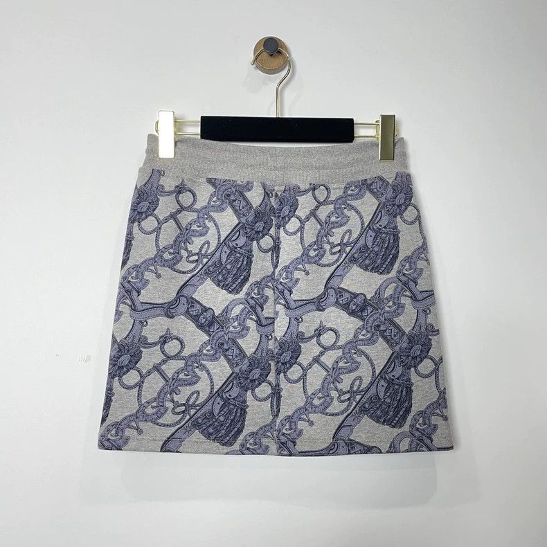 Hermes HERMES High-Waist Straight Casual Skirt Size US 34 / EU 50 - 2 Thumbnail