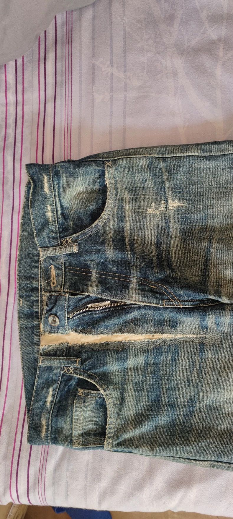 Neighborhood Neighborhood 7th Anniversary Denim Jeans Size US 26 / EU 42 - 3 Thumbnail
