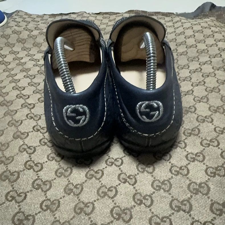 Gucci Gucci Men's Double G Embossed Loafers Size US 8.5 / EU 41-42 - 3 Thumbnail