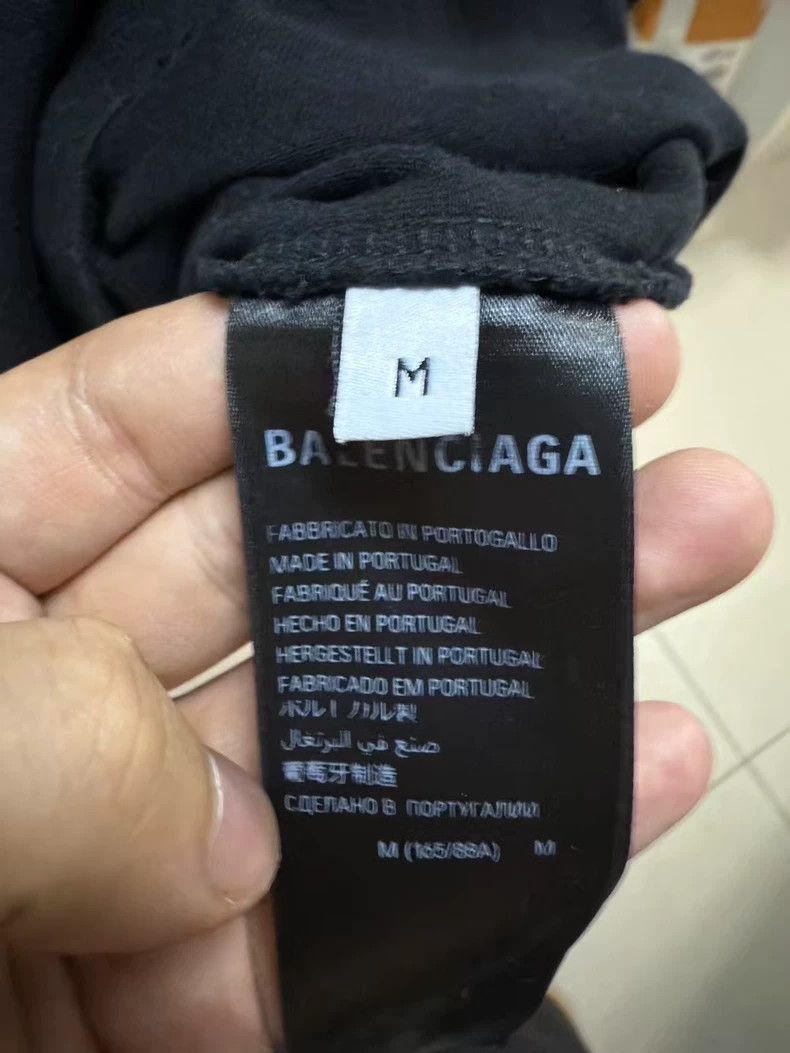 Balenciaga Balenciaga Black Distressed Graffiti Coke Tee Size US M / EU 48-50 / 2 - 4 Thumbnail