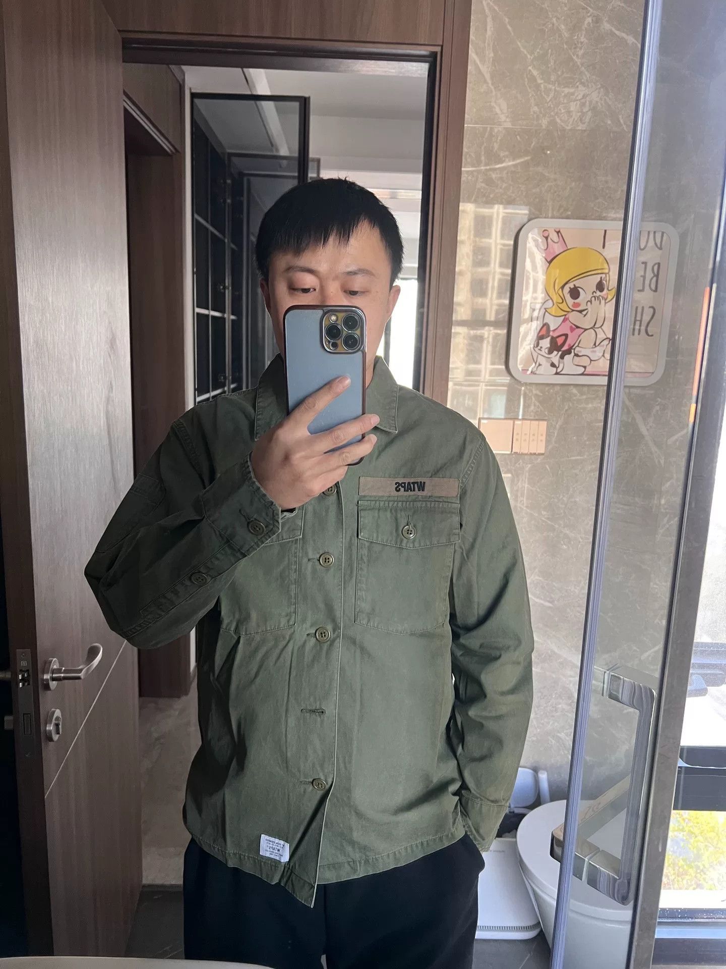 Wtaps WTAPS BUDS 18SS Military Green Shirt Size US M / EU 48-50 / 2 - 6 Thumbnail