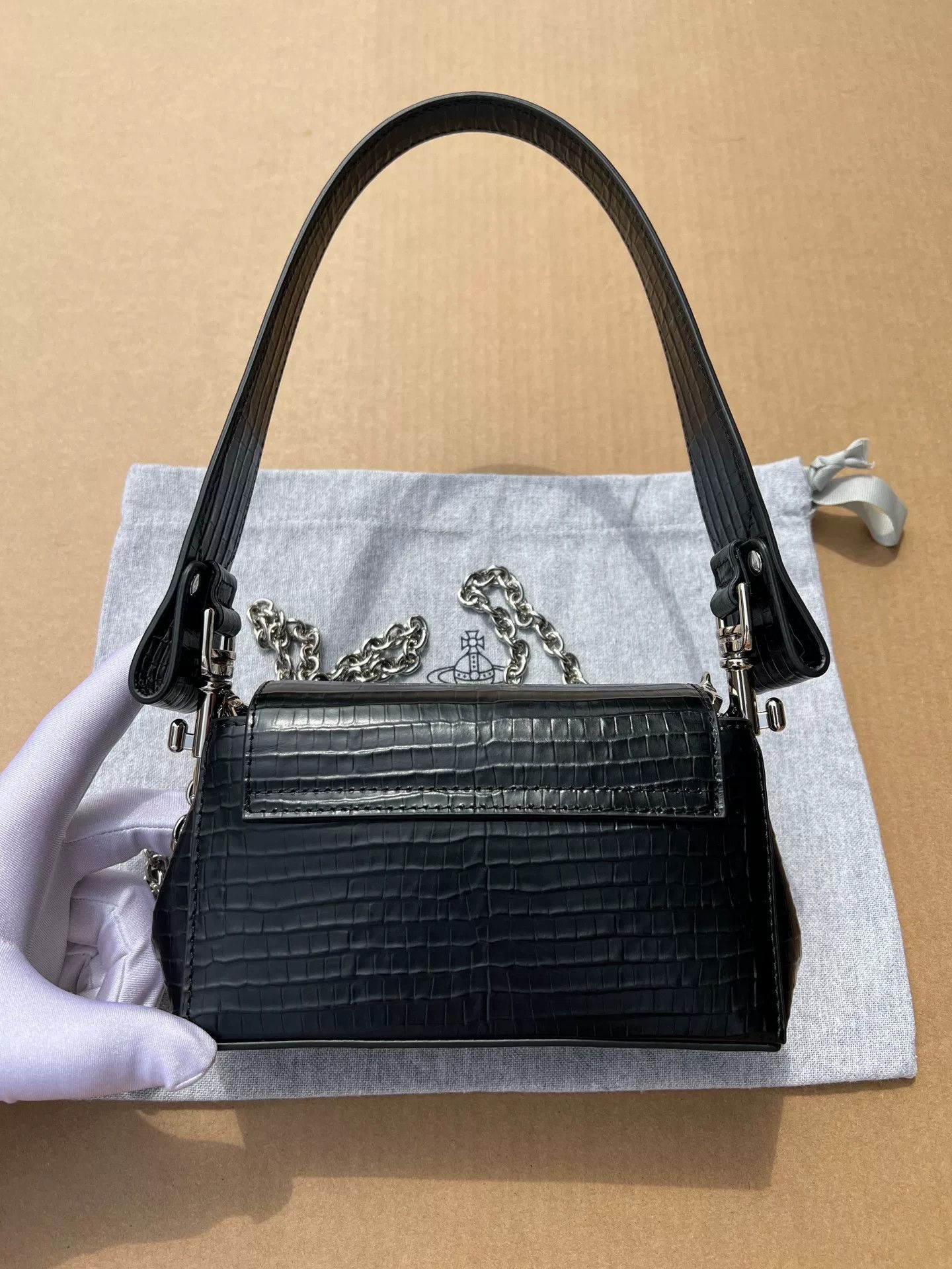 Vivienne Westwood Vivienne Westwood Lizard Pattern Shoulder Bag Size ONE SIZE - 3 Thumbnail