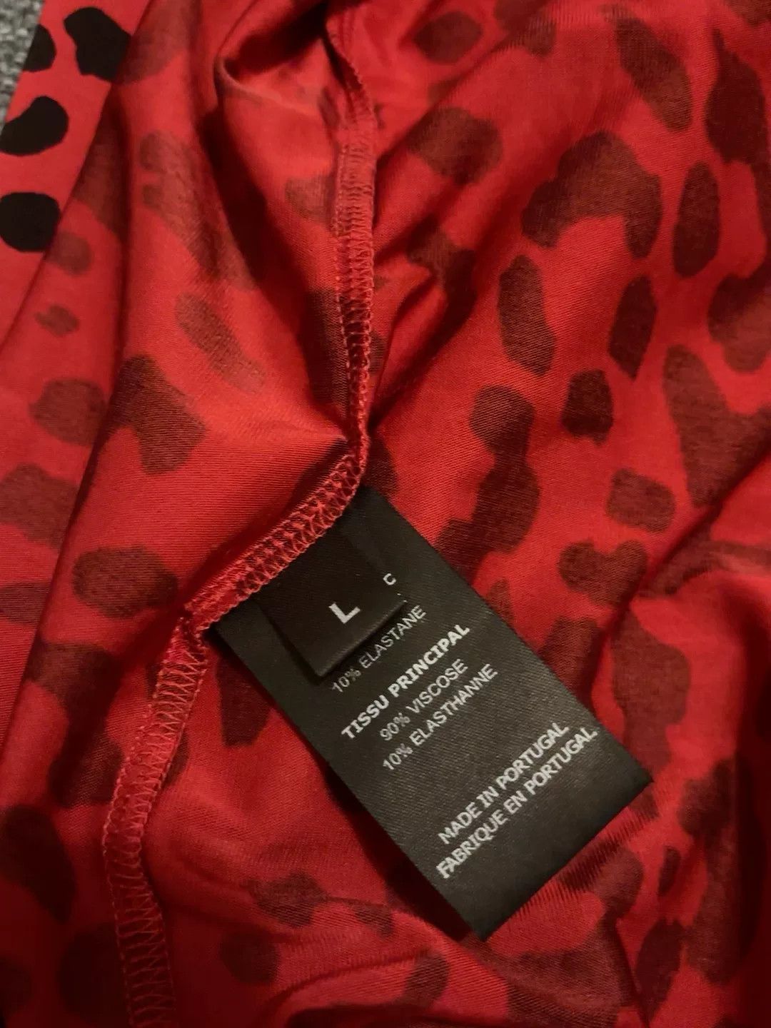 Vetements Vetements Red Leopard Print Short Shirt Size US L / EU 52-54 / 3 - 6 Thumbnail
