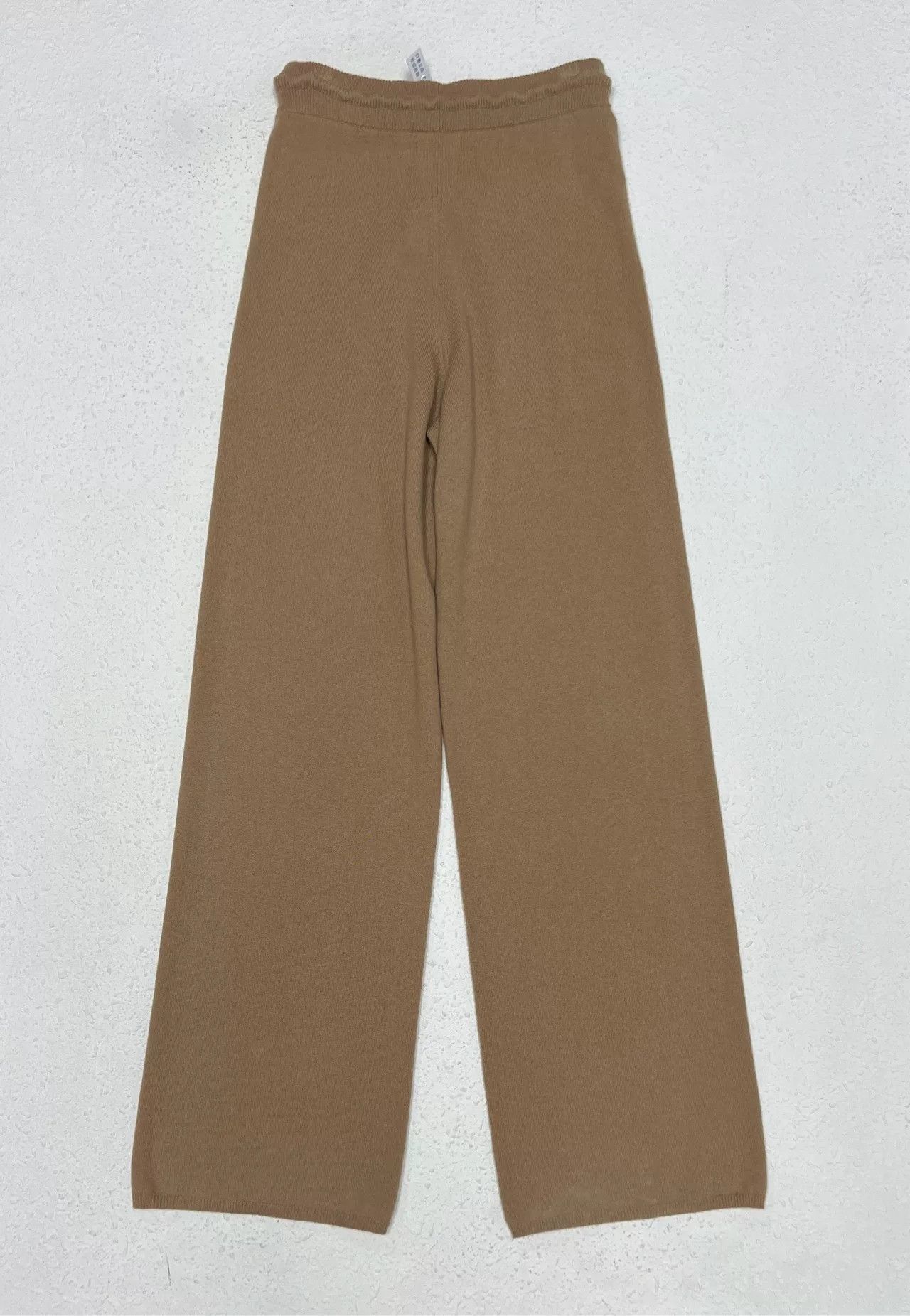 Max Mara MAX MARA Beige Wool Knit Trousers Size US 27 - 2 Thumbnail